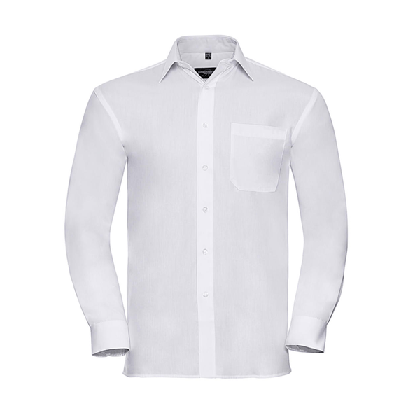 Russell Europe | Cotton poplin shirt LS